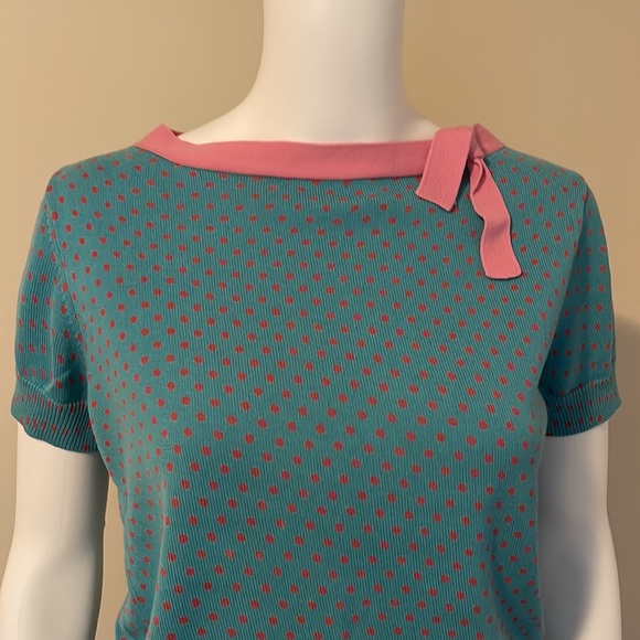 Marc Jacobs Short Sleeve Top. Sz Large - Picture 2 of 8